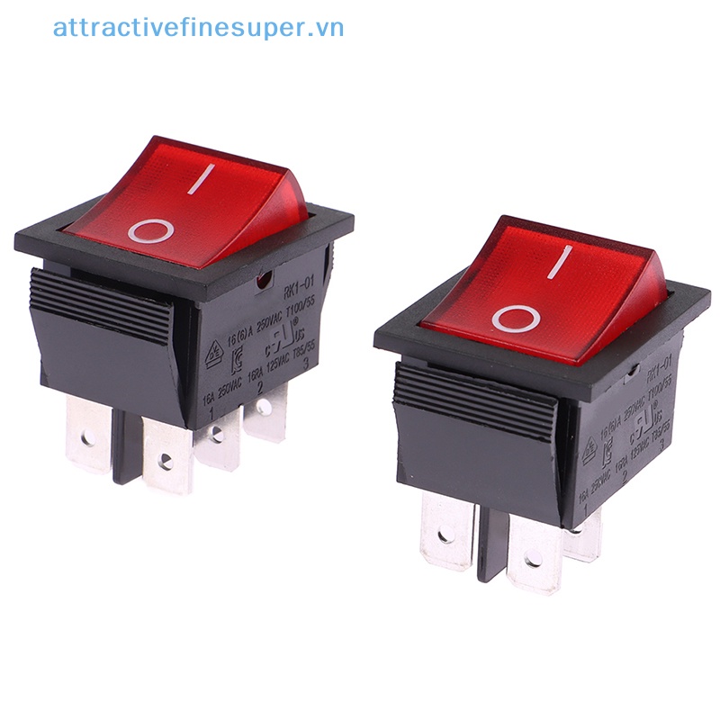 Công Tắc Bật / Tắt AFS RK1-01 16A 250V 4Pin 6Pin KCD4-201n