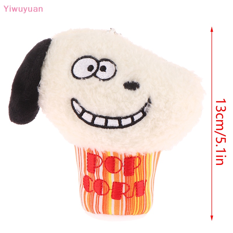 < Yiwuyuan > Móc Khóa Hình Chú Chó Nhồi Bông Mềm Mại Đáng Yêu Trang Trí Ba Lô / Túi Xách / Móc Khóa Xe Hơi Mới