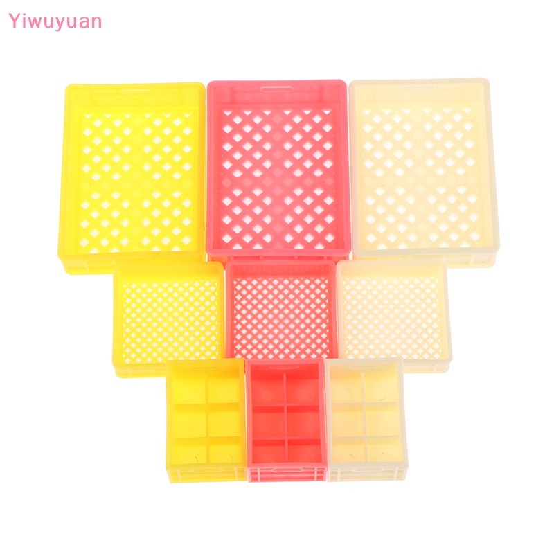 Bộ 3 Giỏ Đan Tay Bằng Nhựa Đựng Rau Củ Quả Trang Trí Nhà Búp Bê Mới