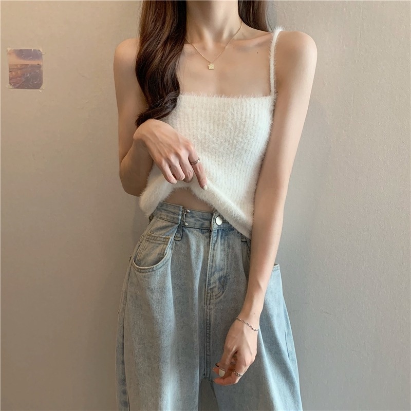 Bộ Áo Dệt Kim Dài Tay + Áo Khoác cardigan Xinh Xắn Dành Cho Nữ