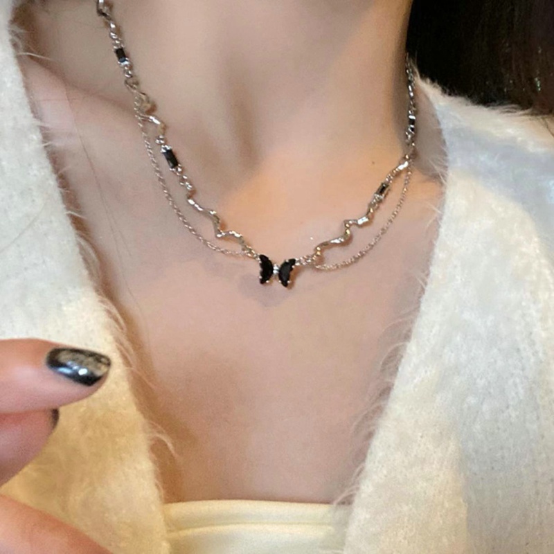 Vòng cổ Mạ Vàng 2K Mặt Hình Bướm Dễ Thương