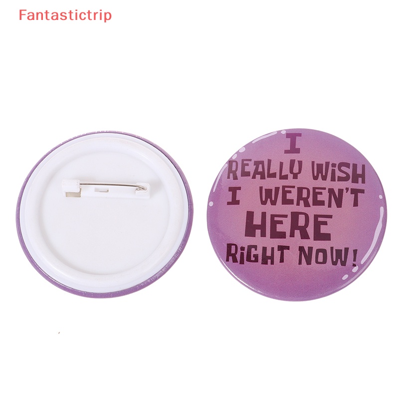 [FantastictripV] Ghim Cài Áo Khoác Denim Họa Tiết SpongeBob Mực Hoạt Hình Anime Vui Nhộn Trang Trí Ba Lô Nói Chuyện Cổ Điển Cho Trẻ Em Mới