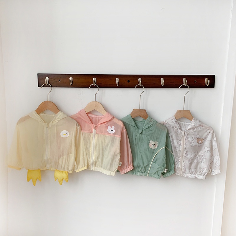 Áo Khoác Cardigan Mỏng Chống Nắng Họa Tiết Hoạt Hình Thời Trang Mùa Hè Cho Bé FW7E