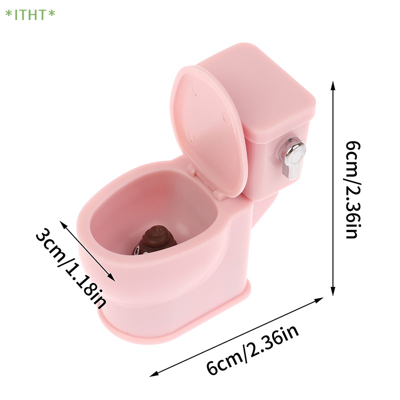 1 Mô Hình toilet mini Trang Trí Nhà Búp Bê Mới
