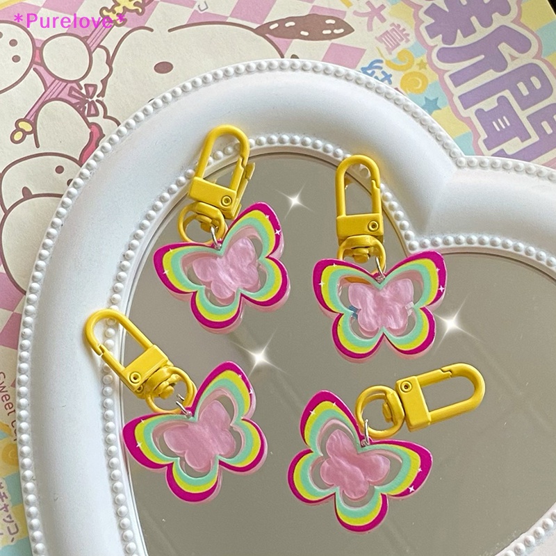 Móc Khóa Hình Bướm Rỗng Thời Trang Dành Cho Nữ Mới