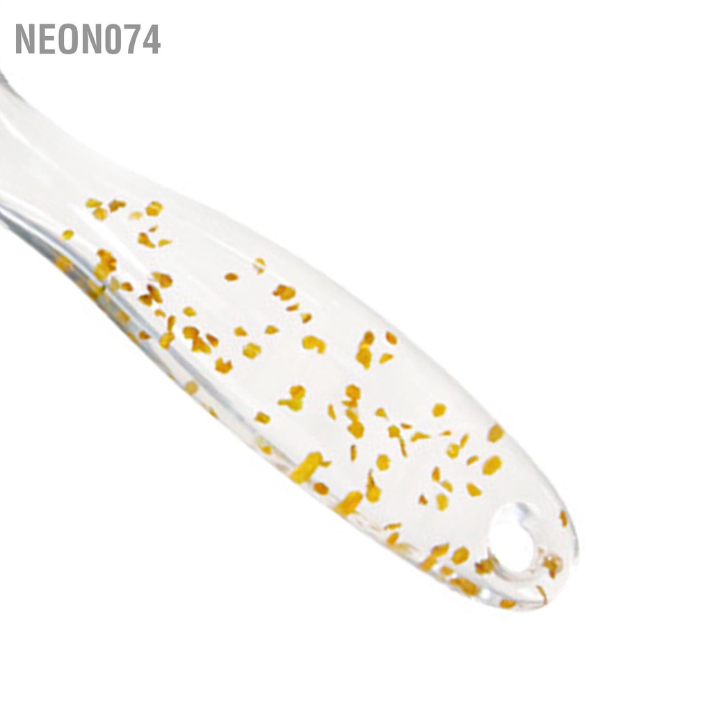 Neon074 Bàn chải tóc có lỗ thông hơi để gỡ rối Sấy khô trong suốt cong cho Salon tại nhà
