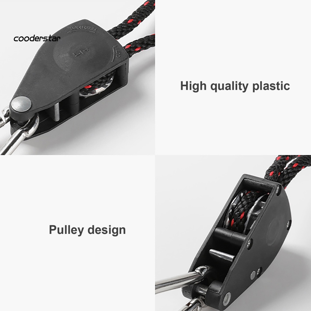 Ròng Rọc Ổn Định Sức Chứa Lớn Siêu Nhẹ Tùy Chỉnh Kèm Móc Treo Tiện Dụng Mang Theo Cắm Trại