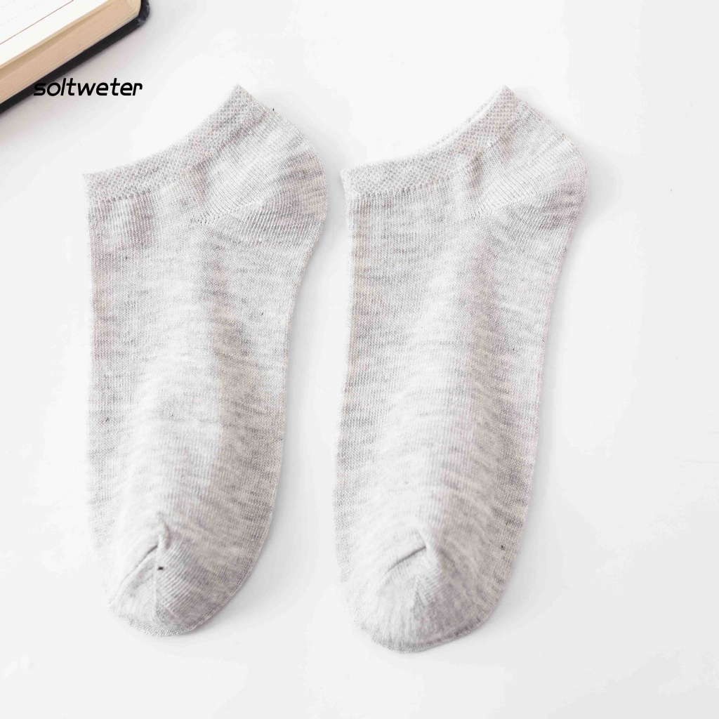 Bộ 5 Đôi Vớ Thể Thao Chống Trượt Thấm Hút Mồ Hôi Màu Sắc Thời Trang Xuân Hè Cho Nam Và Nữ