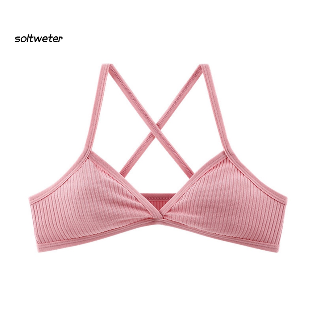 Áo Ngực Thể Thao Màu Trơn Cổ Chữ V Khoét Sâu Gợi Cảm Cho Nữ