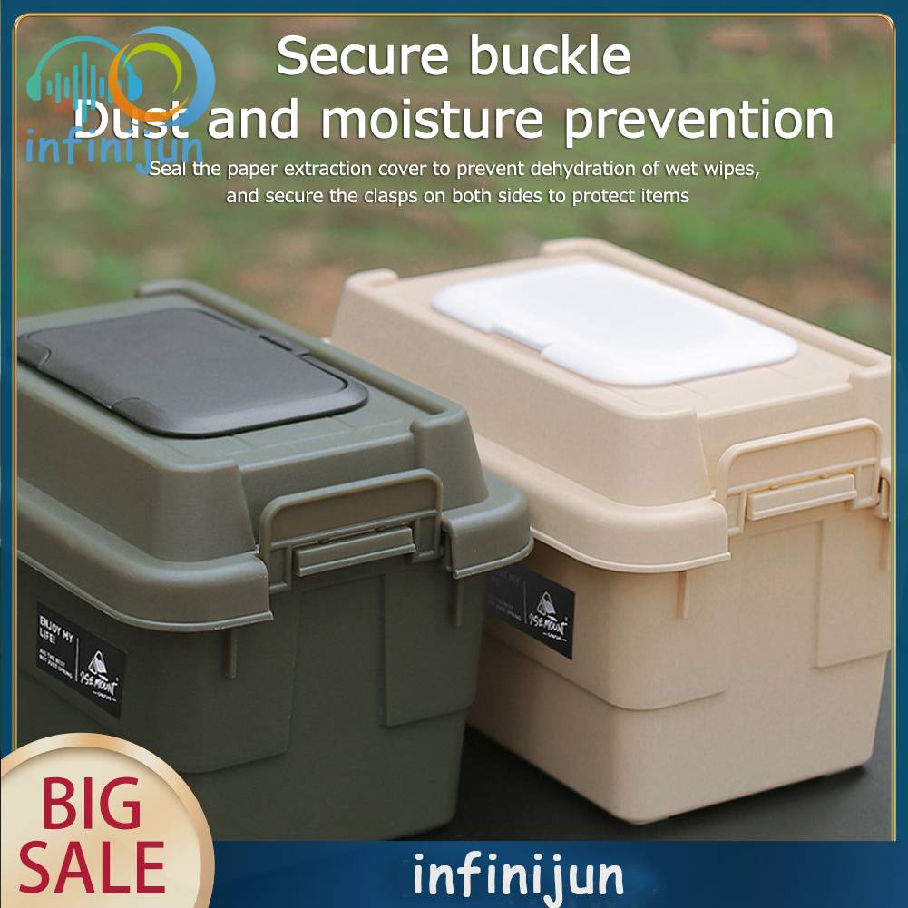 Giỏ Đựng Khăn Giấy 1.1L Tiện Lợi Đi Cắm Trại