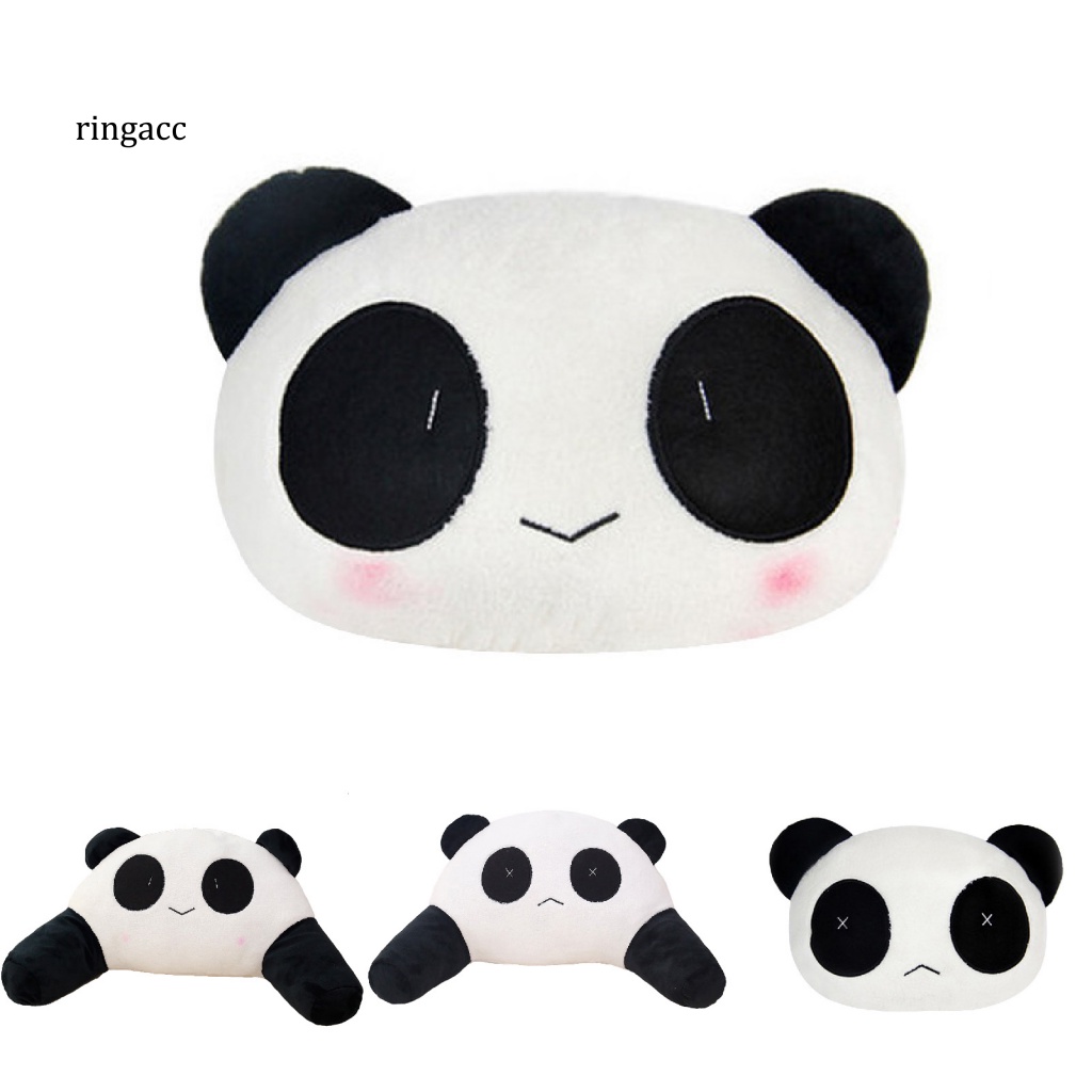 Gối Tựa Đầu Bằng Cotton PP Hình Gấu Trúc Dễ Thương Thoáng Khí Cho Xe Hơi