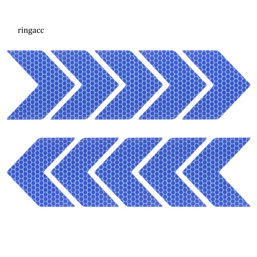 Set 10 Miếng Dán Phản Quang Tự Dính Bảo Vệ Thân Xe Hơi