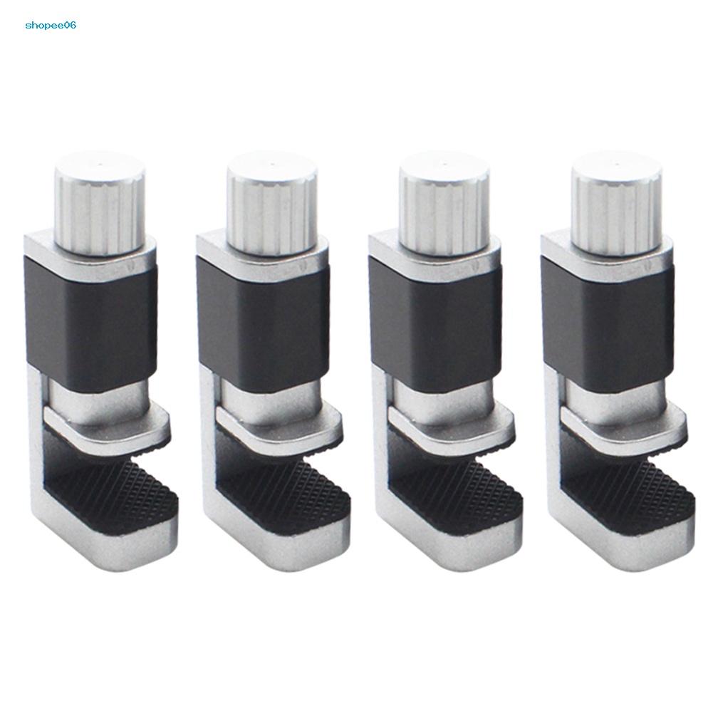 Set 4 Kẹp Cao Su Cố Định Màn Hình LCD Điện Thoại Chống Trượt Bằng Nhôm Tùy Chỉnh Chuyên Nghiệp