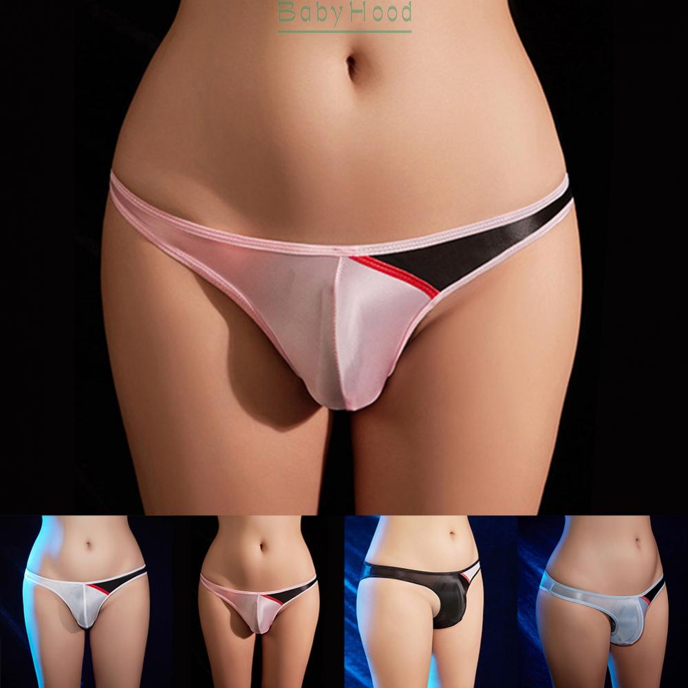 Quần Lót Nam Vải Lụa Bóng Xuyên Thấu#BBHOOD