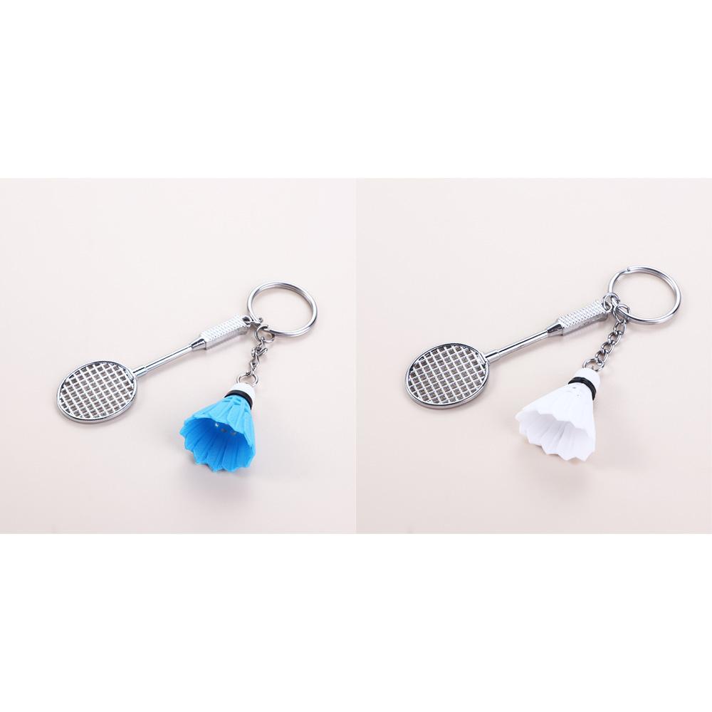 1 Móc Khóa Hình Vợt Cầu Lông mini Dễ Thương Giá Đỡ