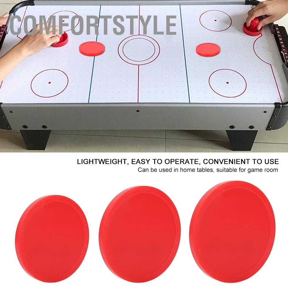 Comfortstyle 4 cái Puck khúc côn cầu trên băng bằng nhựa có thể thay thế cho thiết bị trò chơi bàn