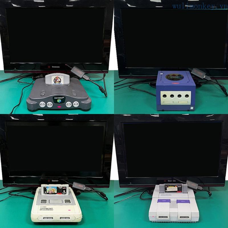 Bộ Chuyển Đổi Tín Hiệu Video 1080P Hỗ Trợ PAL NTSC Cho N64 SNES for SFC