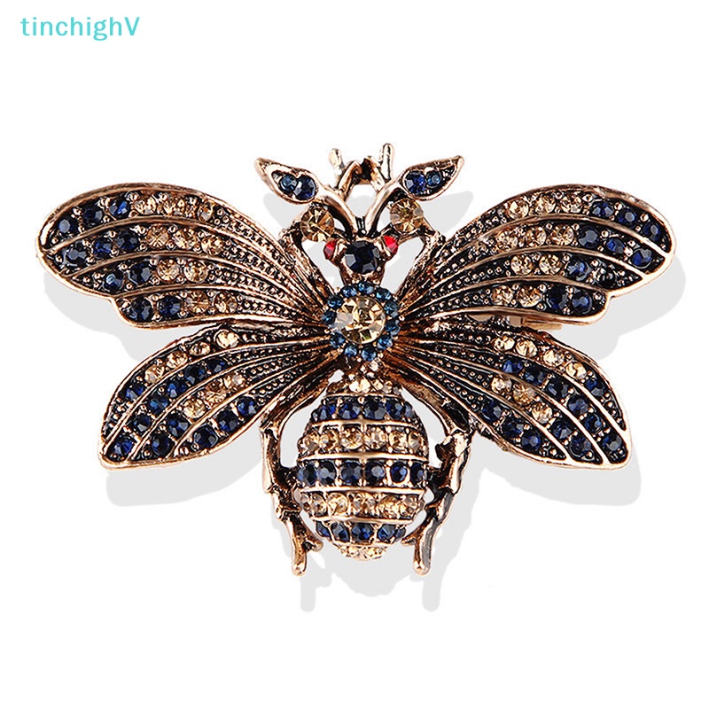 [TinchighV] Trâm Cài Áo Hình Chú Ong Nhỏ Đính Đá Pha Lê Sang Trọng [Mới]