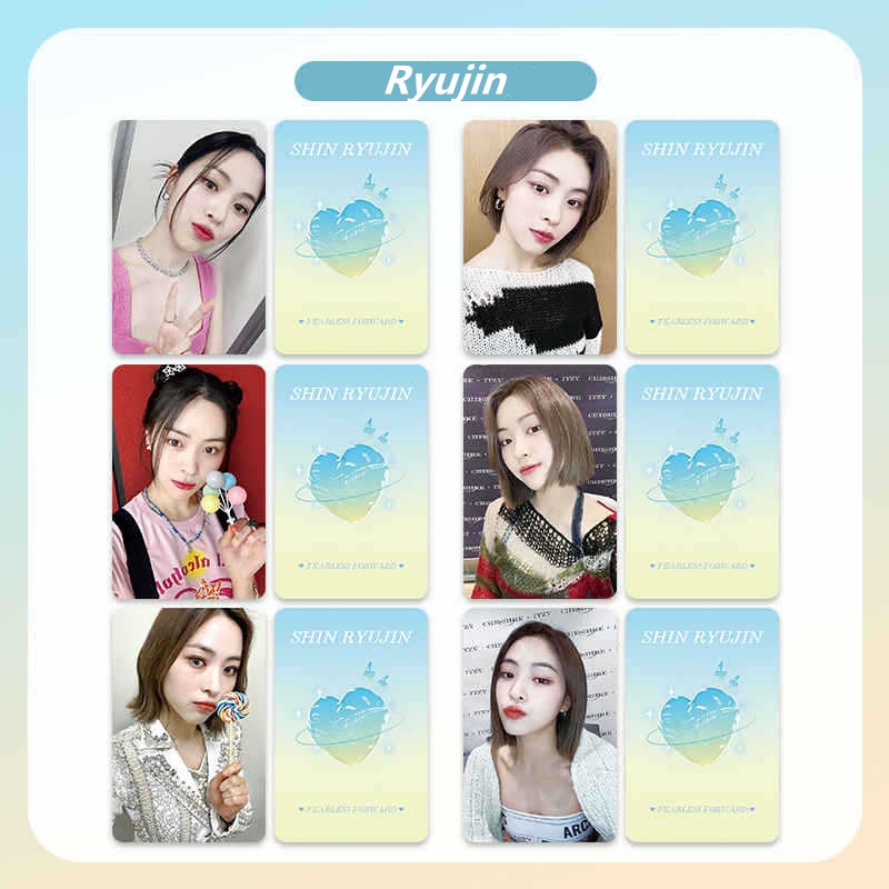 Set 6 Tấm Ảnh Lomo Card ITZY COMEBACK Của Ca Sĩ Yua LIA Ryuk CHAERYOUNG YEJI