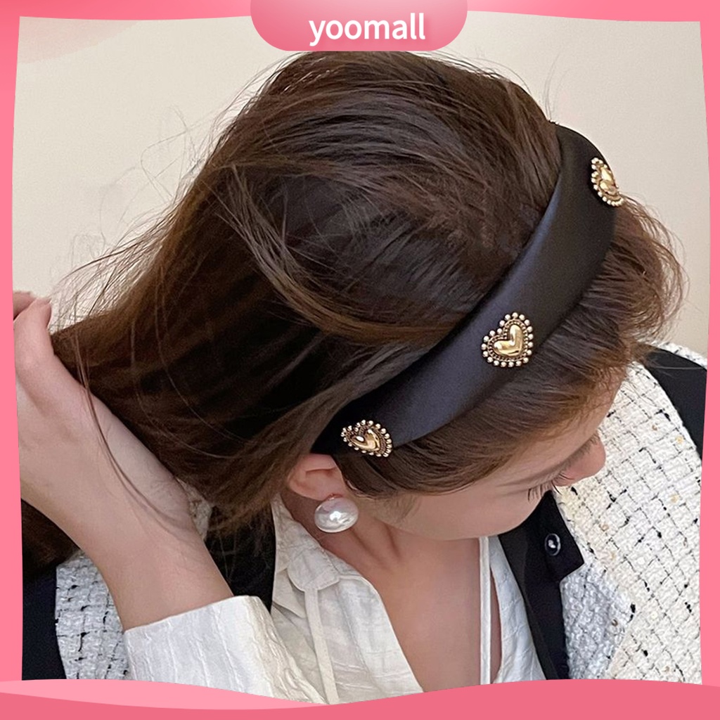 Băng Đô Cài Tóc Giả Da Dáng Ngắn Phong Cách Pháp Cổ Điển Thời Trang Cho Nữ