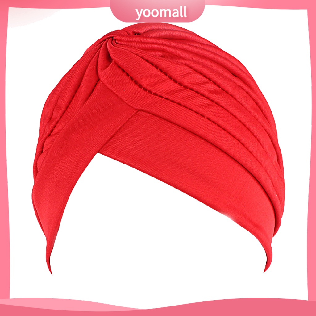 Mũ Len Trùm Đầu Màu Trơn Phối Bèo Thời Trang Unisex