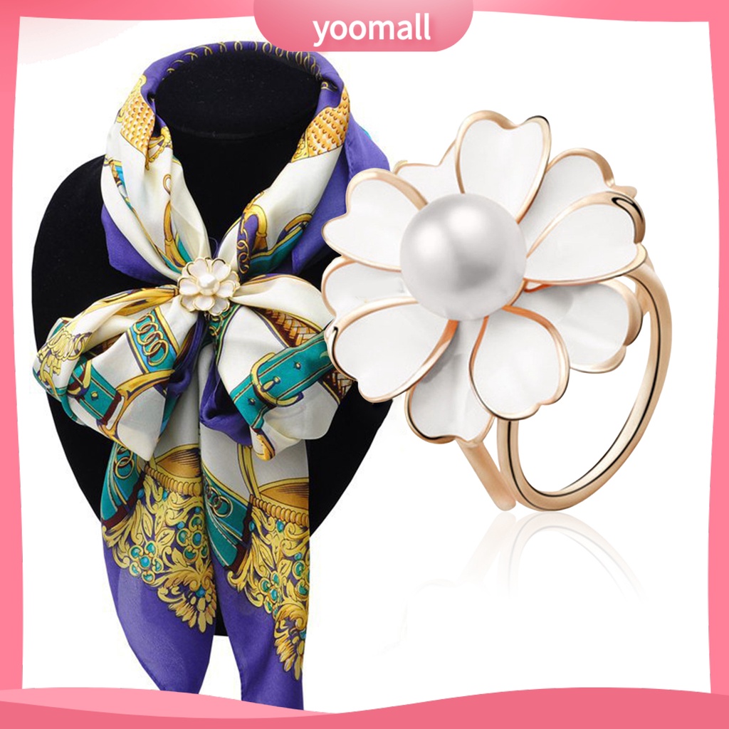 Ghim Cài Khăn Choàng Lụa Thanh Lịch Quyến Rũ Dễ Phối Đồ Cho Nữ