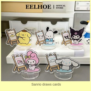 Eelhoe Sanrio Kulomi Để Bàn Trang Trí Truyền Cảm Hứng Học Tập Thương Hiệu Sáng Tạo Acrylic Ghi Chú Kẹp Ngộ Nghĩnh Đồ Trang Trí Sáng Tạo Thiết Kế Hình Dạng Sáng Tạo Dễ Thương