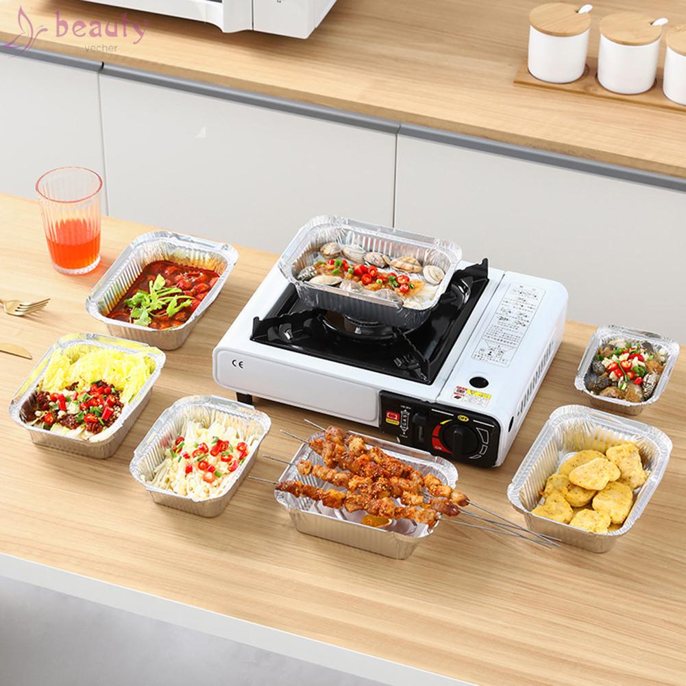 Hộp Giấy Bạc Đựng Thực Phẩm Nướng Bbq Tiện Dụng