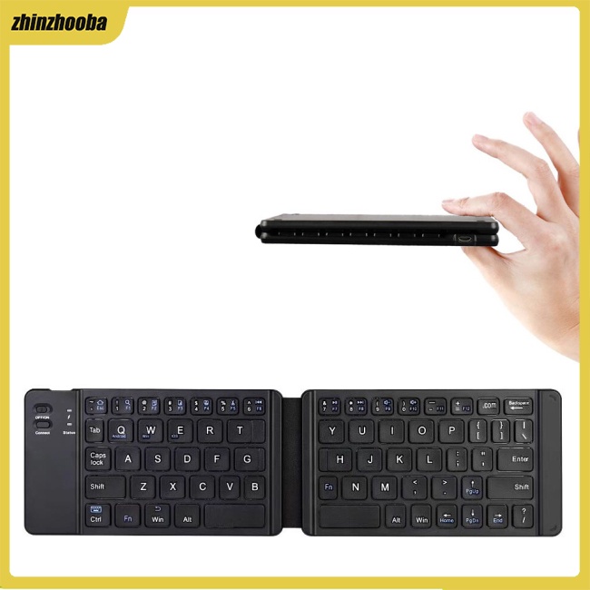 Fs Bàn Phím Bluetooth Không Dây Gấp Gọn Nhẹ Cho IOS / Android / Windows ipad Tablet