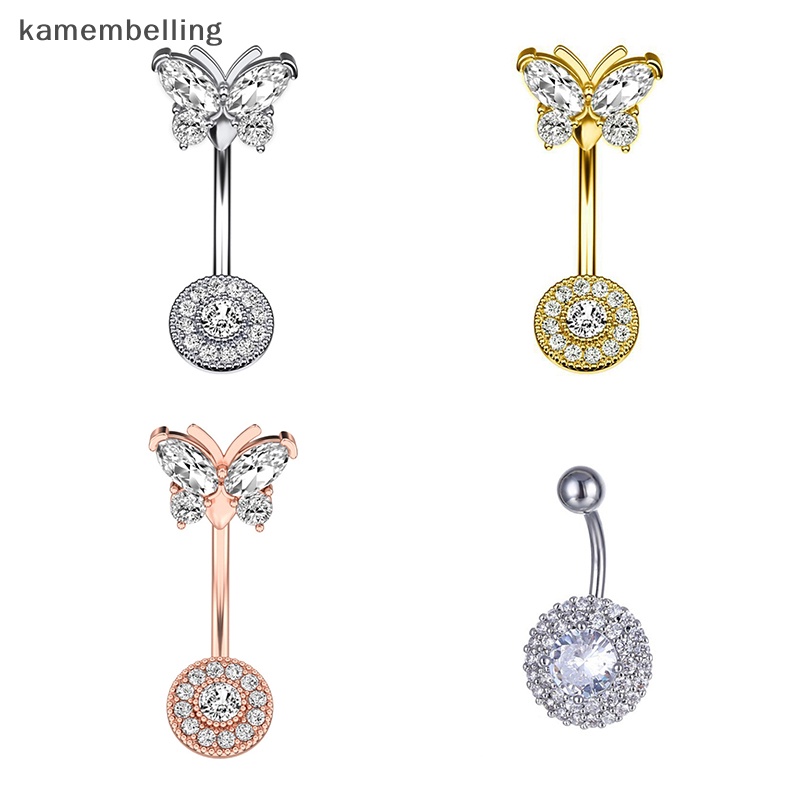 Khuyên Rốn Hình Bướm Đính Đá Thời Trang Cho Nữ