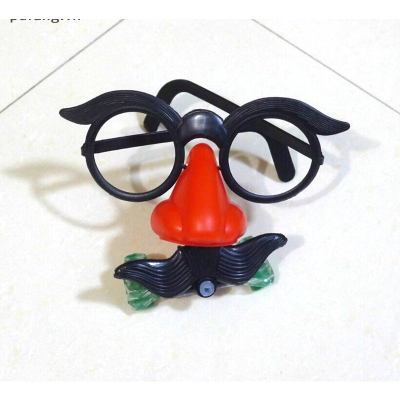 Pufang Kính Mát Gọng Tròn Hình Chú Hề Vui Nhộn Kèm Còi