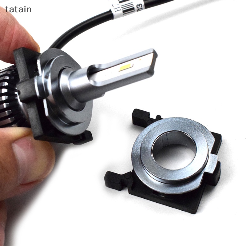 Set 2 Đế Kẹp Giữ Bóng Đèn Pha H7 Cho Xe Hơi