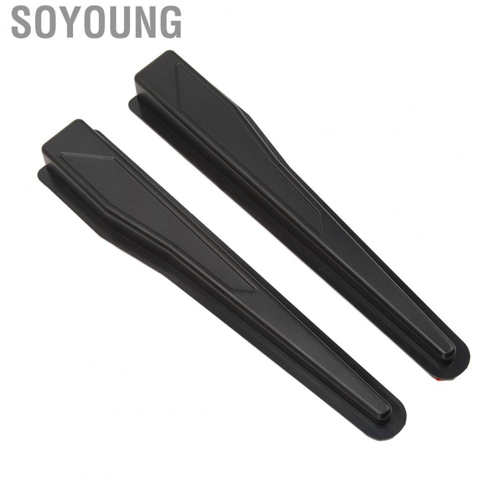 Soyoung Windshield Defogger Guards  Classic Black Rear Window Heater Protect Trim Long Lasting 1 Pair for Bronco