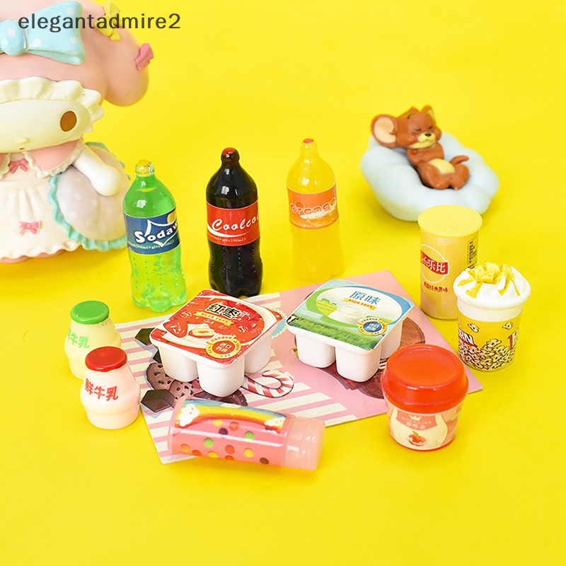 [Gant] Đồ Chơi Đóng Gói Thức Ăn Và Đồ Ăn Sáng Mô Phỏng Chai Nước Hamburger Cho Nhà Búp Bê