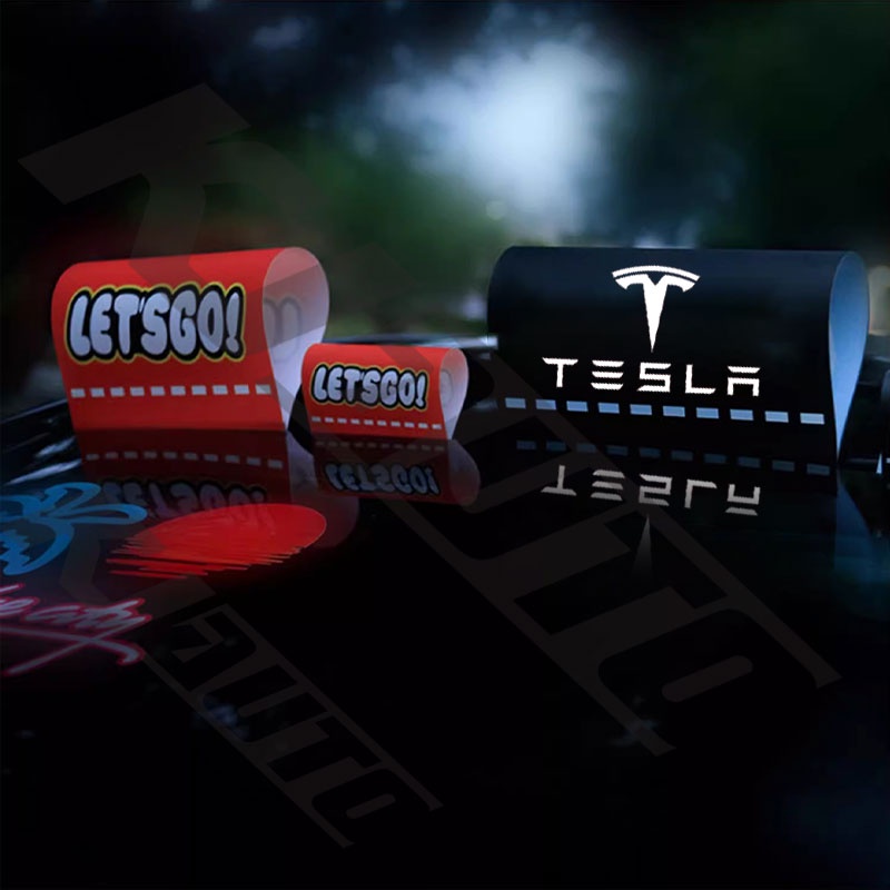 Nhãn Dán Trang Trí Xe Hơi Tesla Model 3 Y X S Bằng Chất Liệu PVC