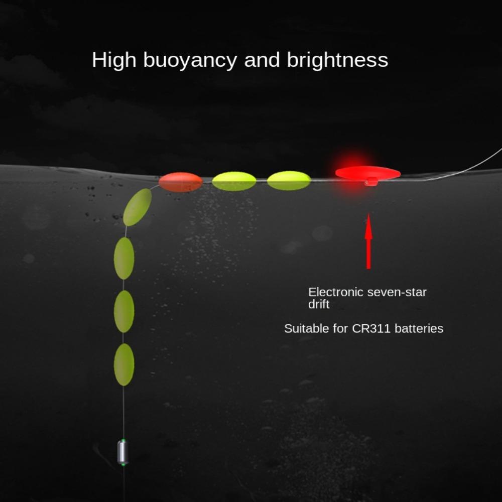 Phao Nổi Câu Cá Ban Đêm 2023 CR311 Sử Dụng Pin Màu Xanh Lá / Đỏ