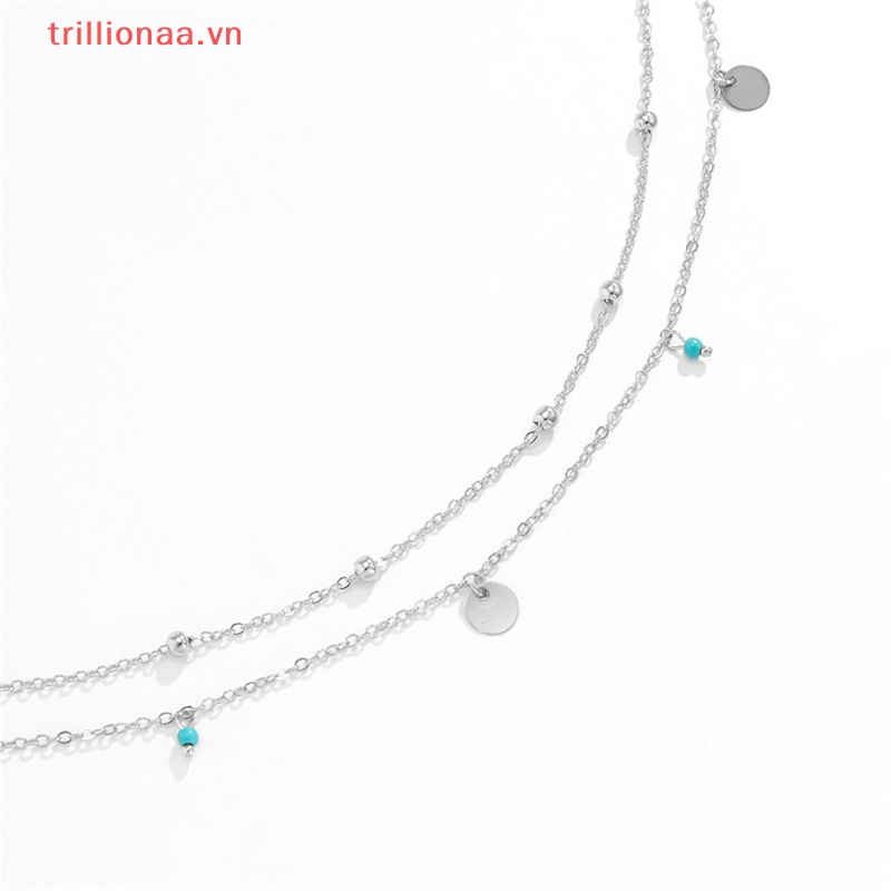 Chuỗi Dây Đeo Hông Nhiều Lớp Đính Hạt Phong Cách Boho Thời Trang Mùa Hè Cho Nữ