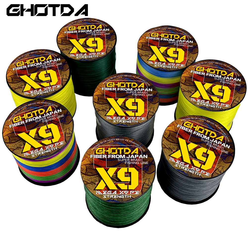 Gohotda Cuộn Dây Câu Cá Bện 9 Sợi pe 1000m 500m 300m 100m Chất Lượng Cao