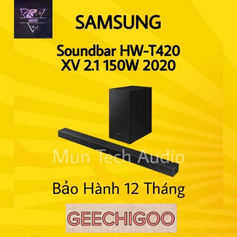 Loa thanh Soundbar Samsung 2.1 HW-T420 150W | Bảo hành 12 tháng Tại nhà