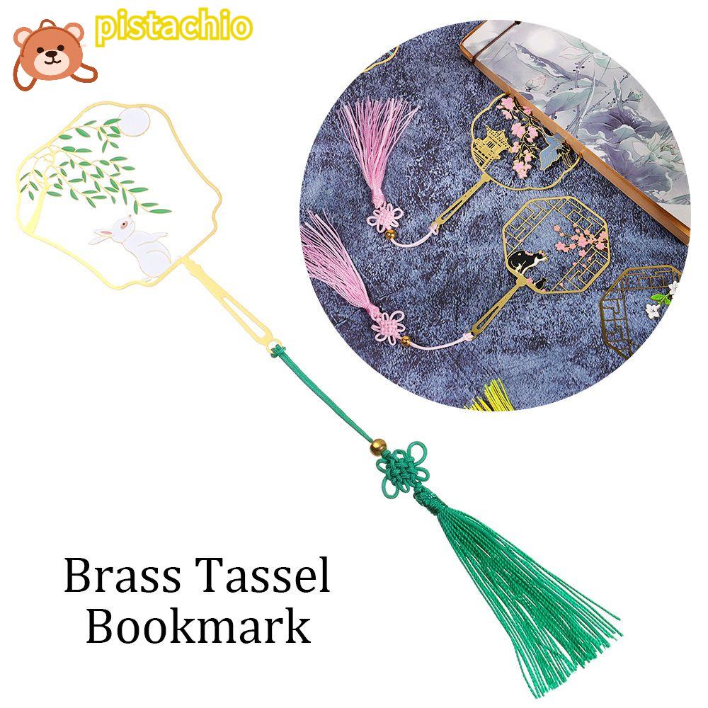 Thẻ Đánh Dấu Trang Sách Bằng Đồng Thau Hình Đôi Cánh Tua Rua