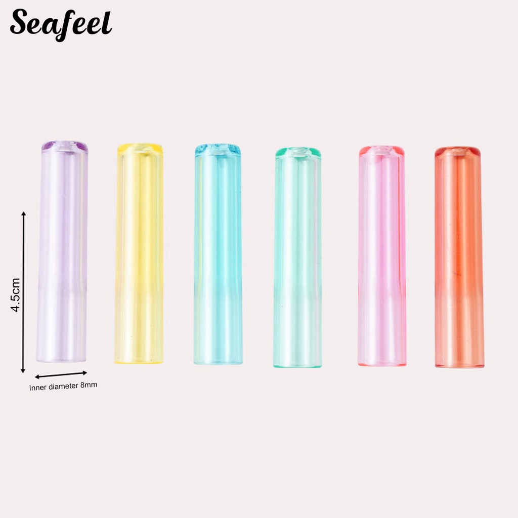 Set 30 Vỏ Nhựa Trong Suốt Bảo Vệ Bút Chì Cho Trẻ Em