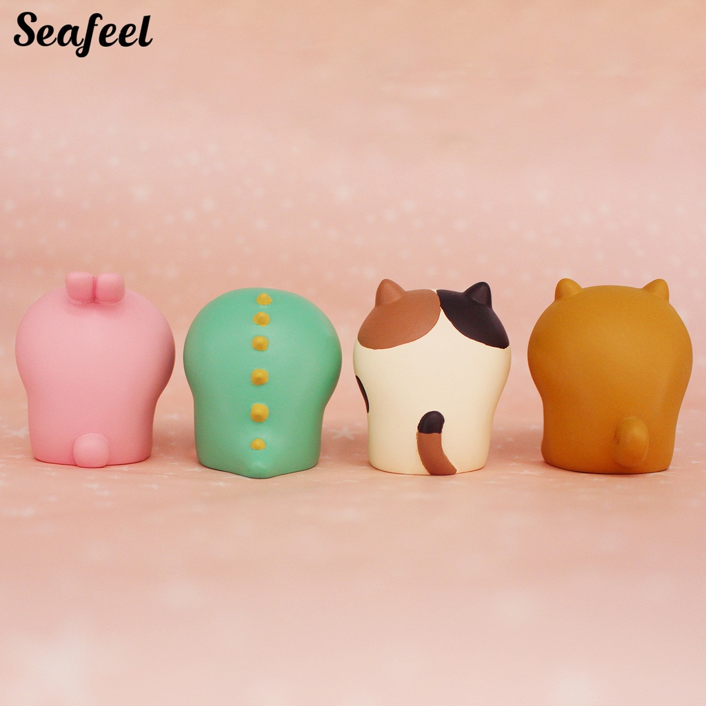 Giá Đỡ Bút Mini Bằng Nhựa Resin Hình Động Vật Hoạt Hình Phong Cách Nhật Bản