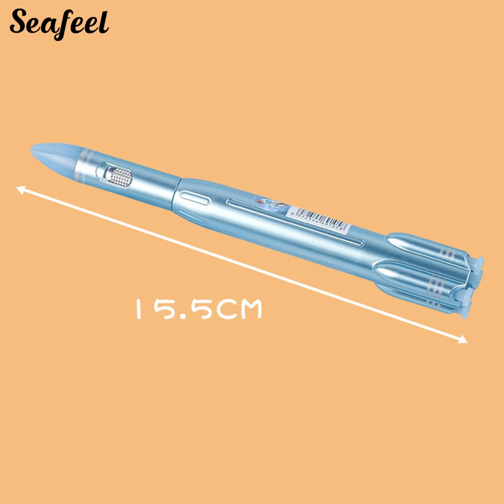 Bút Bi Hình Tên Lửa Có Đèn LED Dành Cho Học Sinh