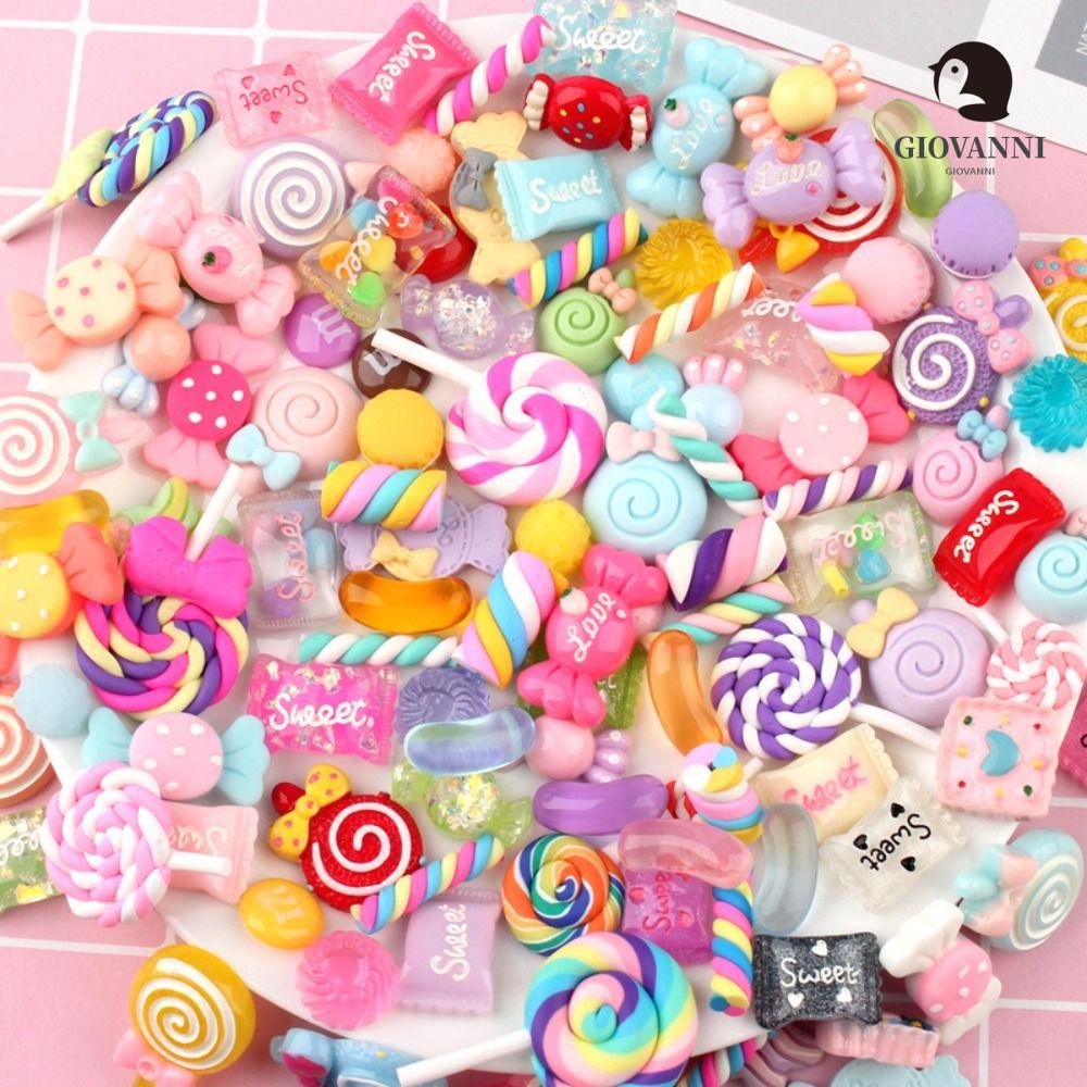 Bộ Vật Liệu Resin Dùng Làm Đồ Trang Trí Điện Thoại / Kẹo Diy