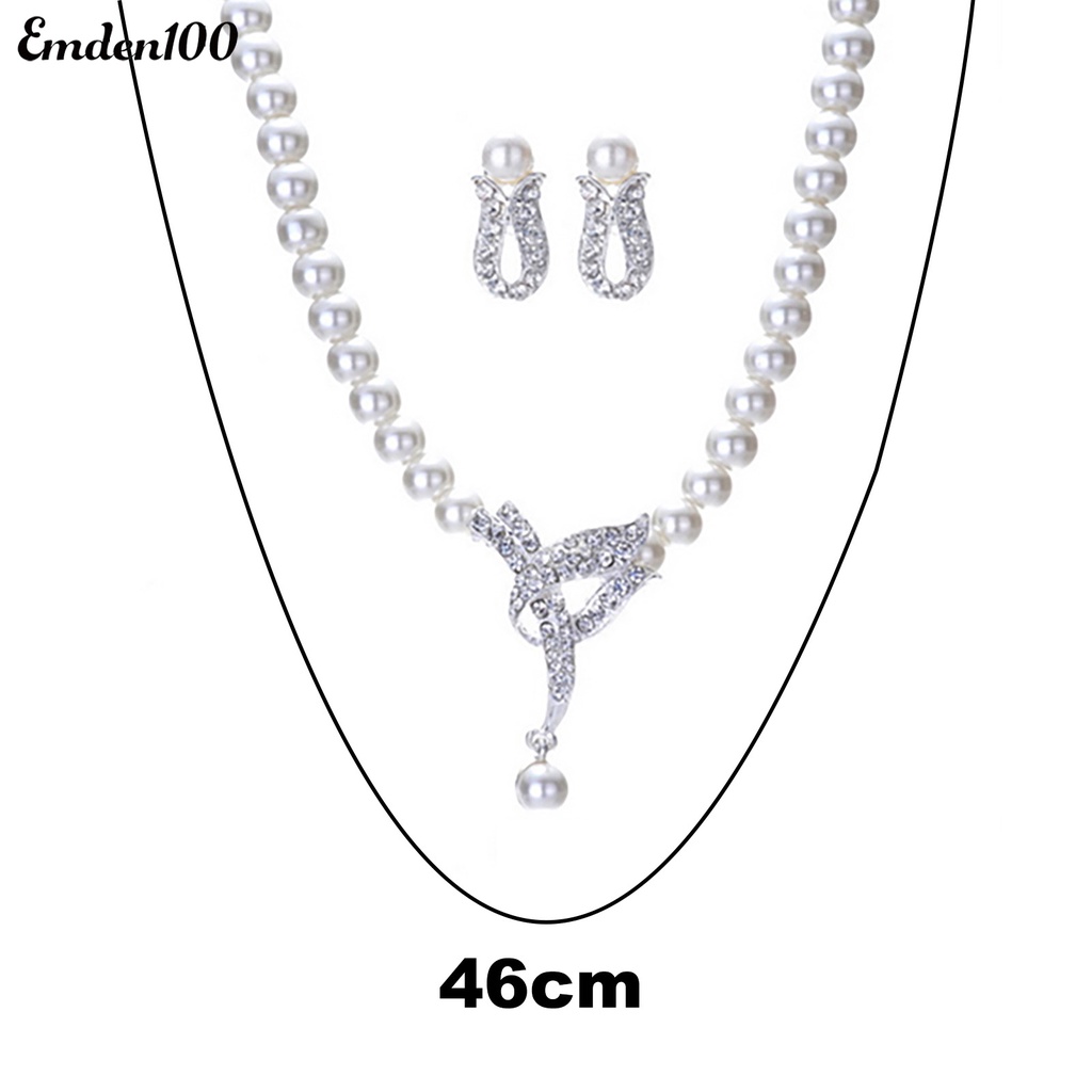 Bộ 3 Trang Sức Kim Loại Đính Đá Sang Trọng