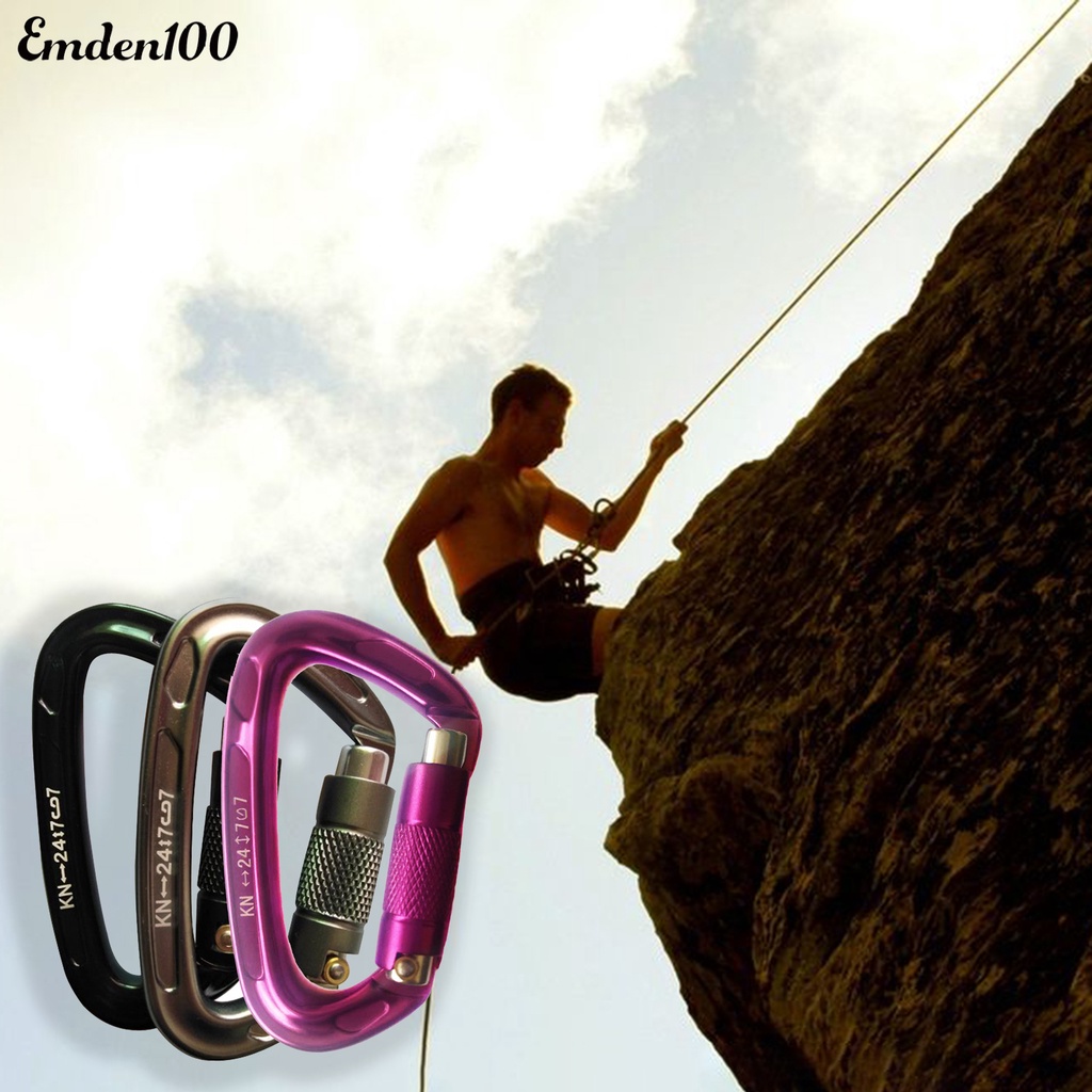 Móc Khóa Leo Núi Đa Năng Bằng Hợp Kim Nhôm