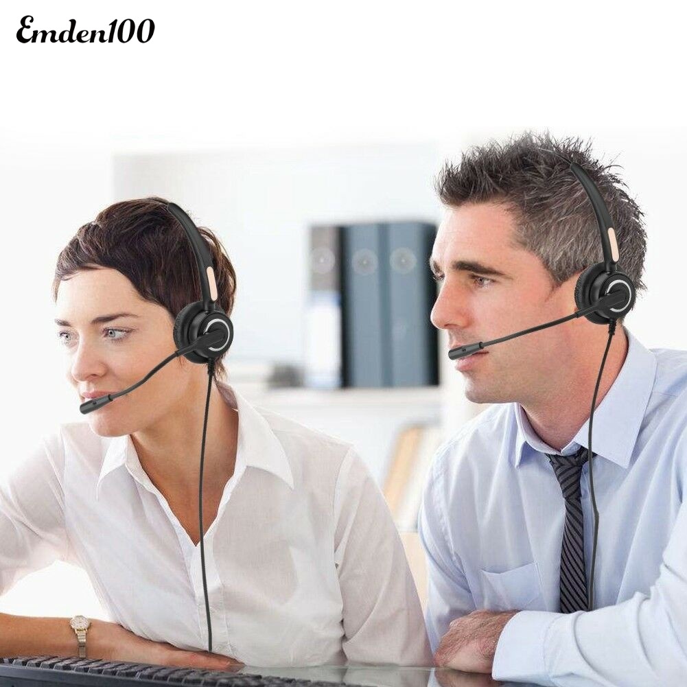 Tai Nghe Cách Âm H500D 2.5mm / Dual 3.5mm / RJ9 / USB