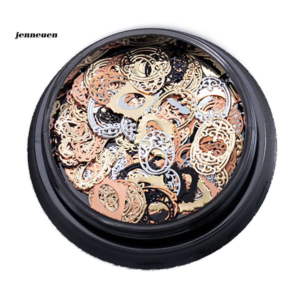 Hộp 120 Hạt Kim Sa Lấp Lánh Trang Trí Móng Tay Phong Cách Halloween