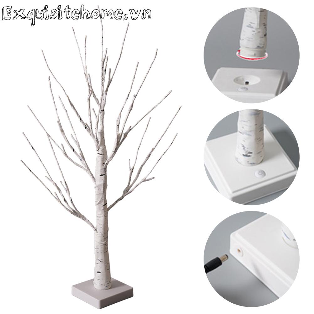 Đèn LED Để Bàn Chạy Pin Hình Cây Độc Đáo Trang Trí Nhà Cửa