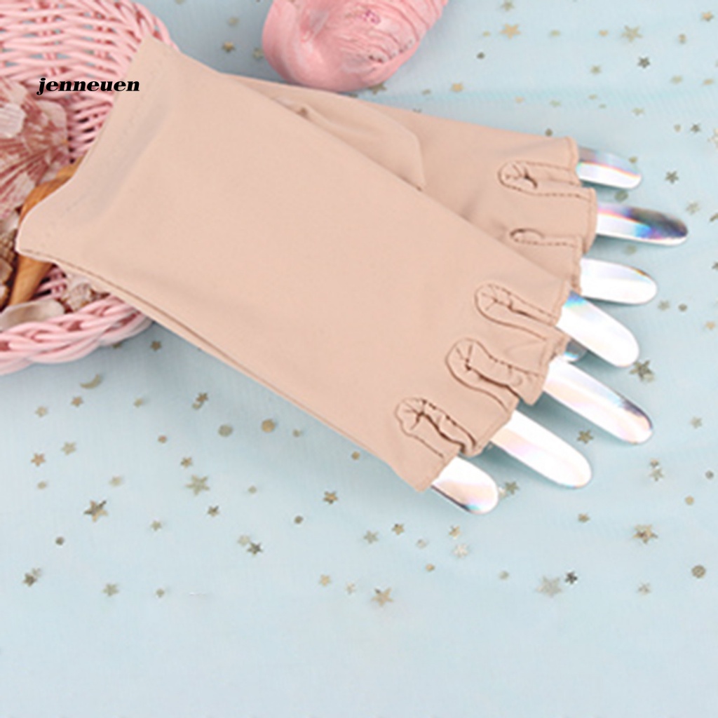 1 Đôi Găng Tay Mềm Mại Bảo Vệ Móng Tay Chống Tia UV